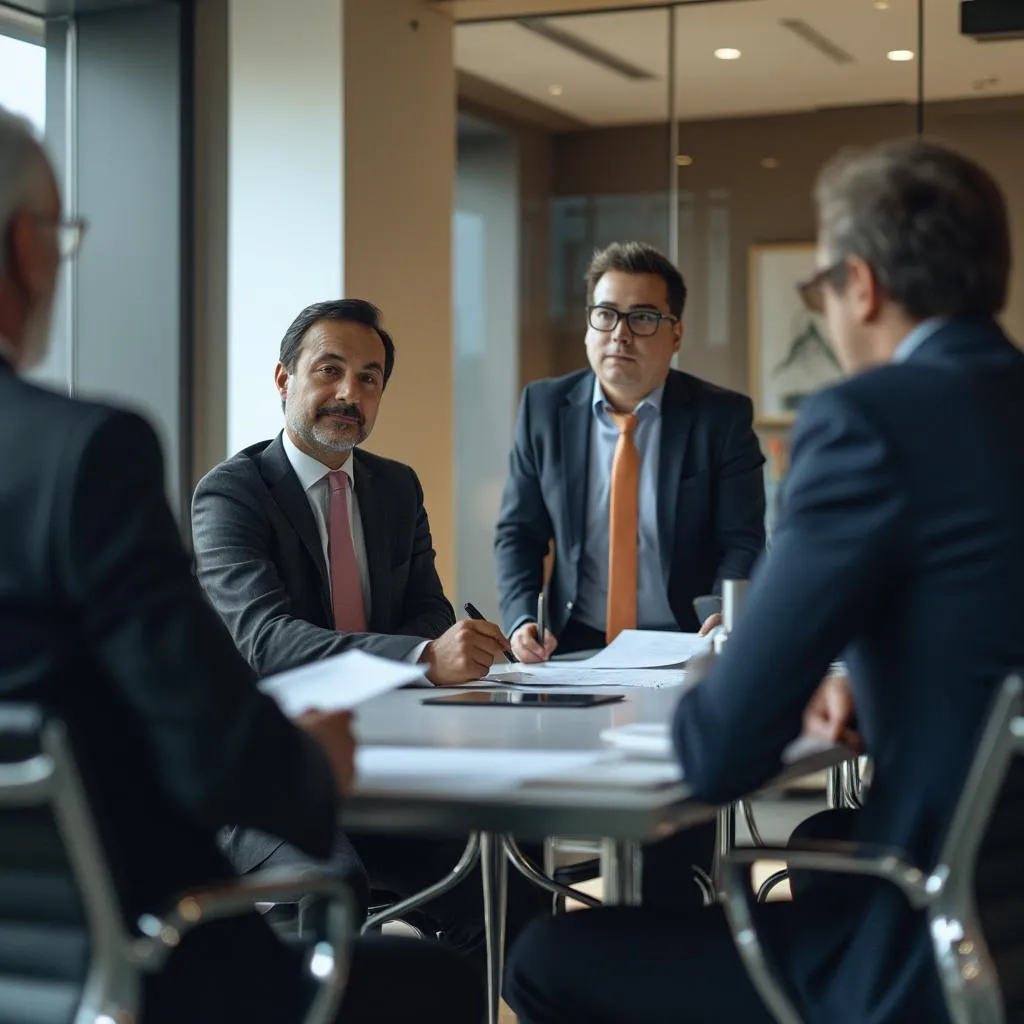 Equipo de Vituperators en reunión estratégica